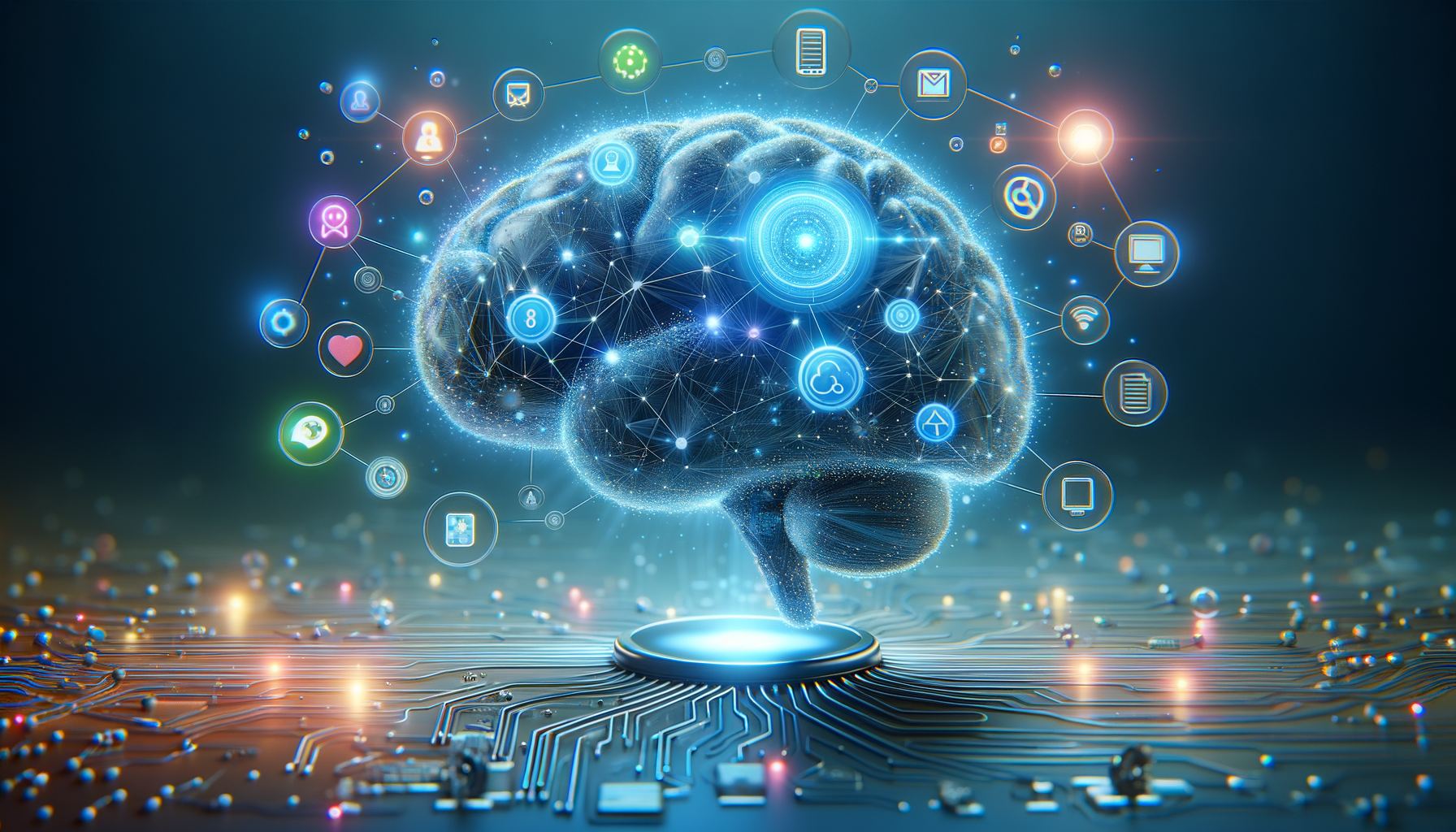 Illustrazione AI per Integrazione IA