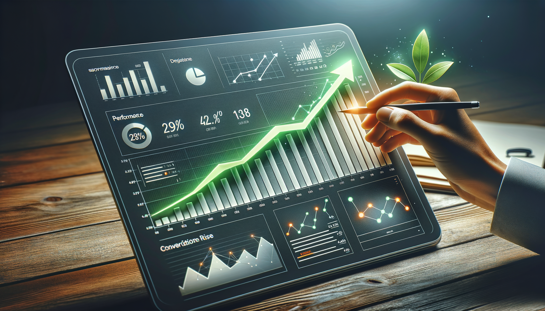 Illustrazione AI per A/B Testing & CRO
