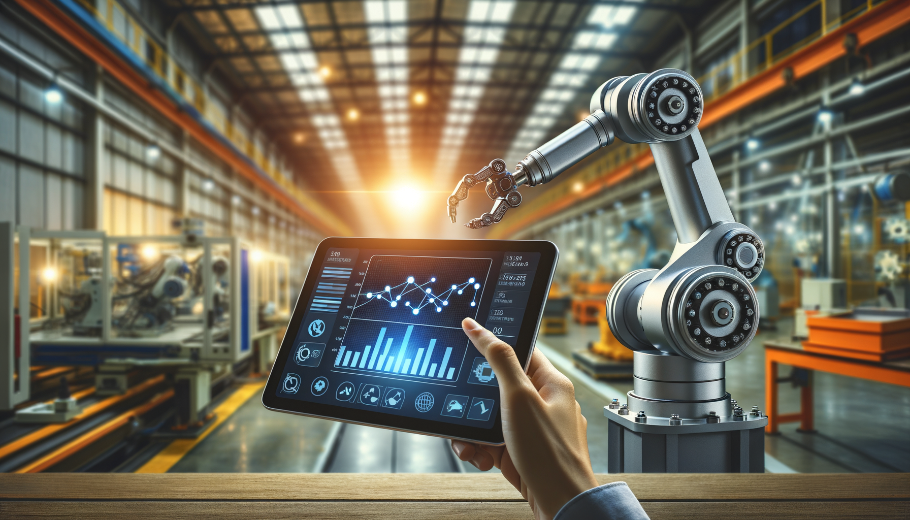Illustrazione AI per l'Industria 4.0