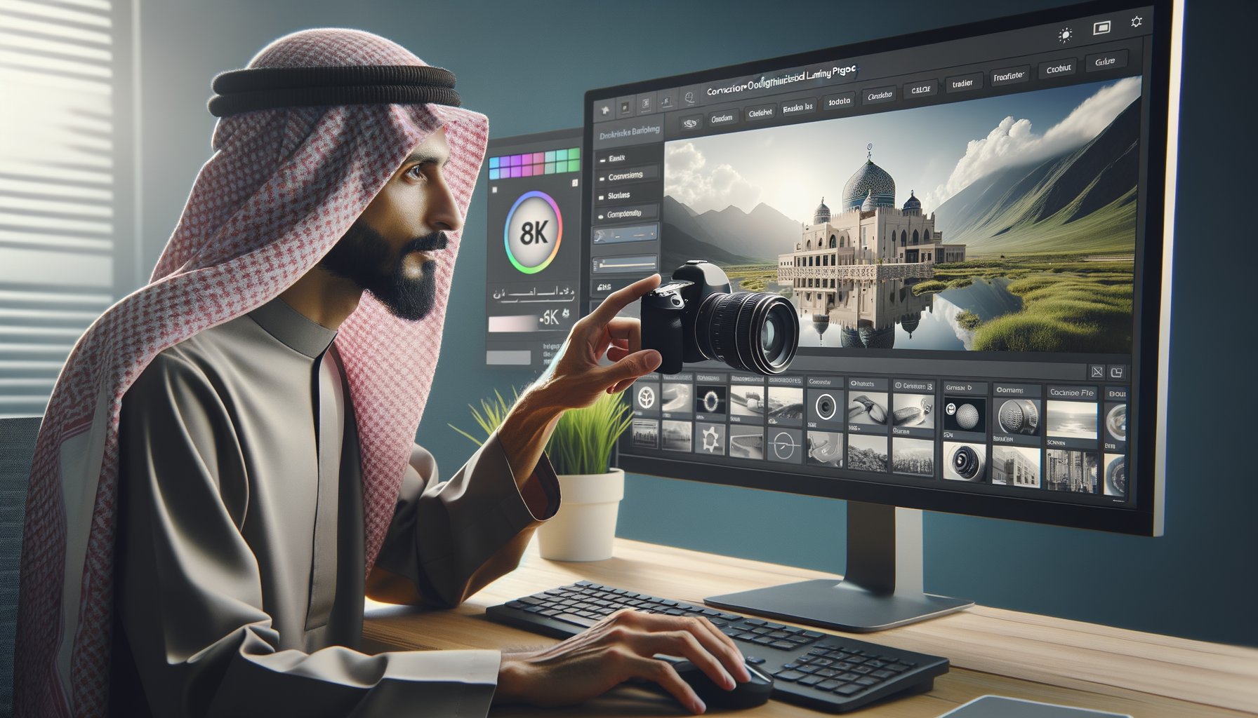 Illustrazione AI per Creazione Landing Pages